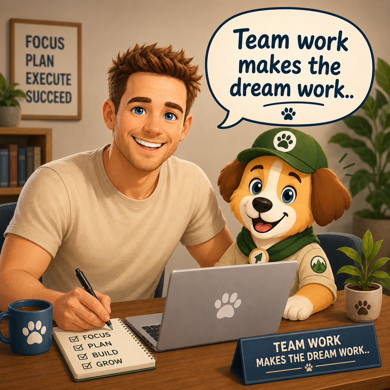 Ross and Scout — the Scout Built team