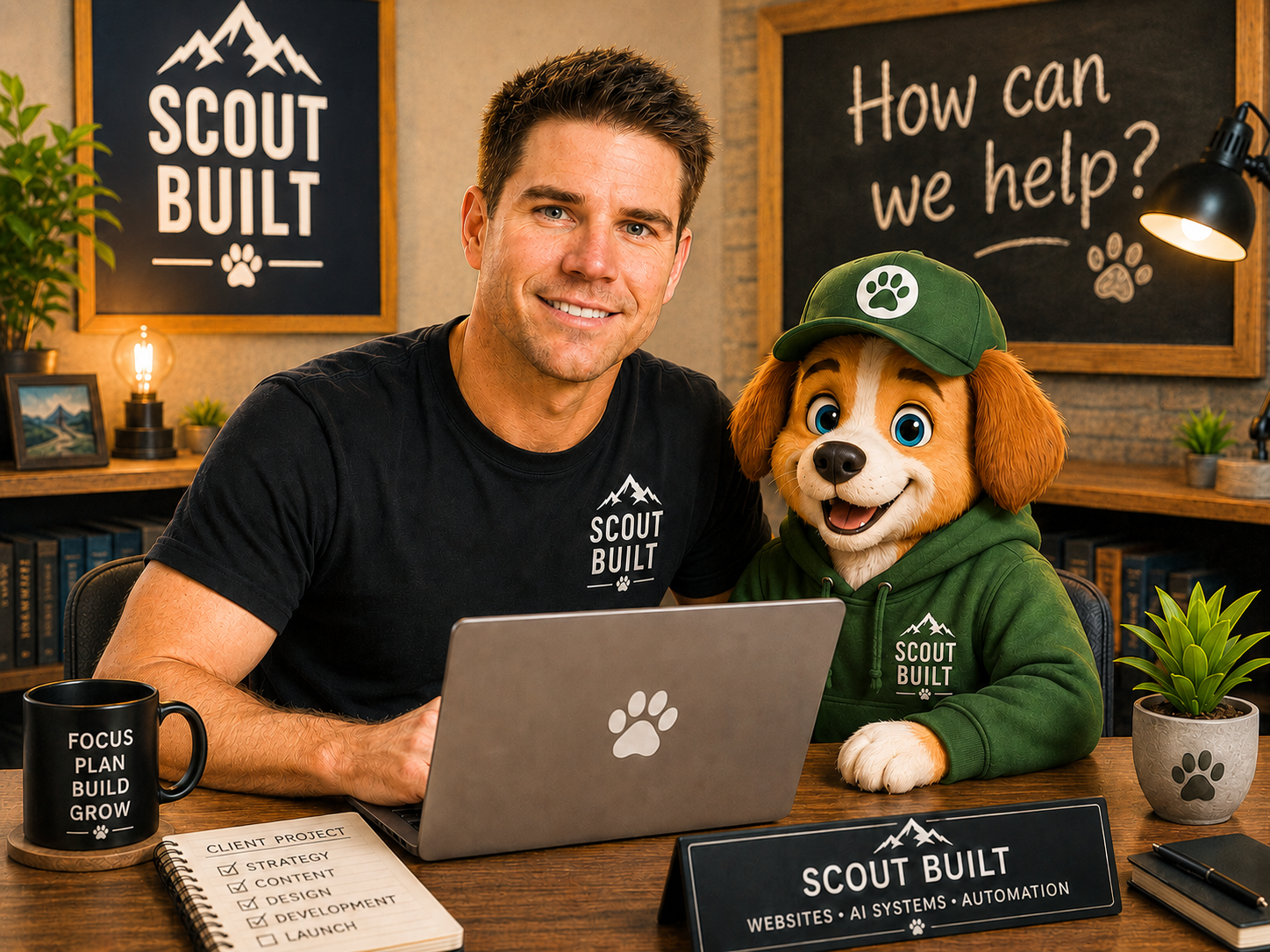 Ross and Scout — How can we help?